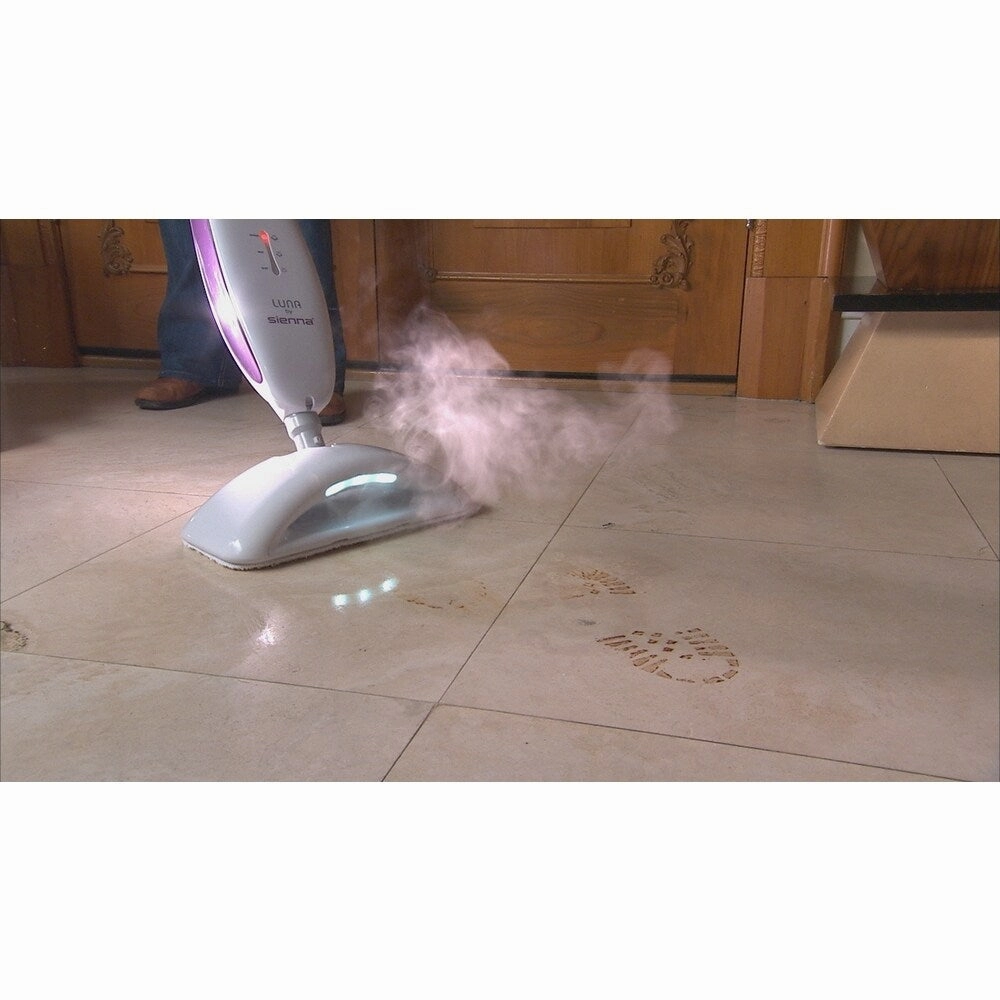 Sienna Luna Sonic Micro-Pulse Steam Mop - Purple
