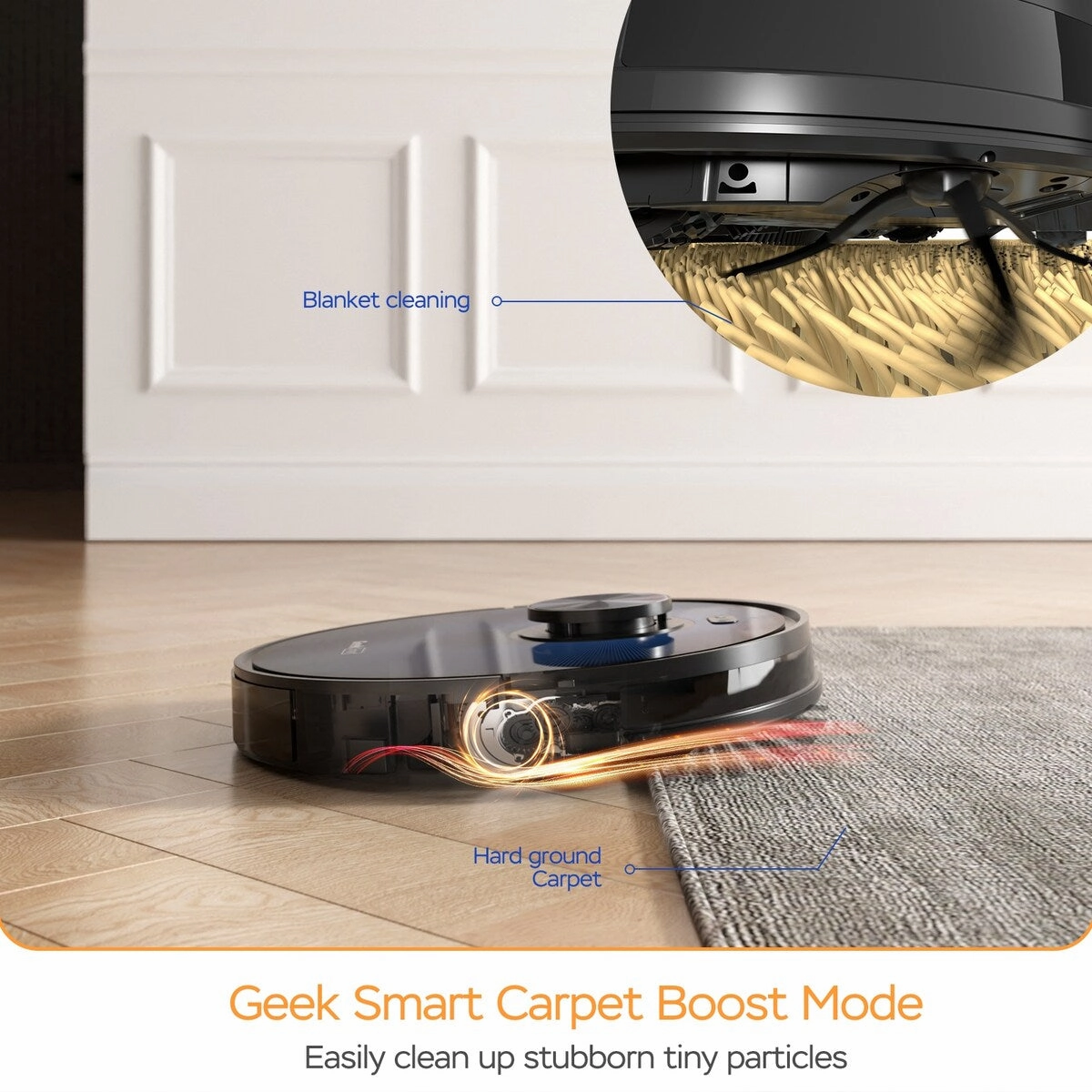 Smart L7 Robot Vacuum Cleaner. LDS Navigation. MAX 2700 PA Suction Robot Mop.Ideal for Pets and Home