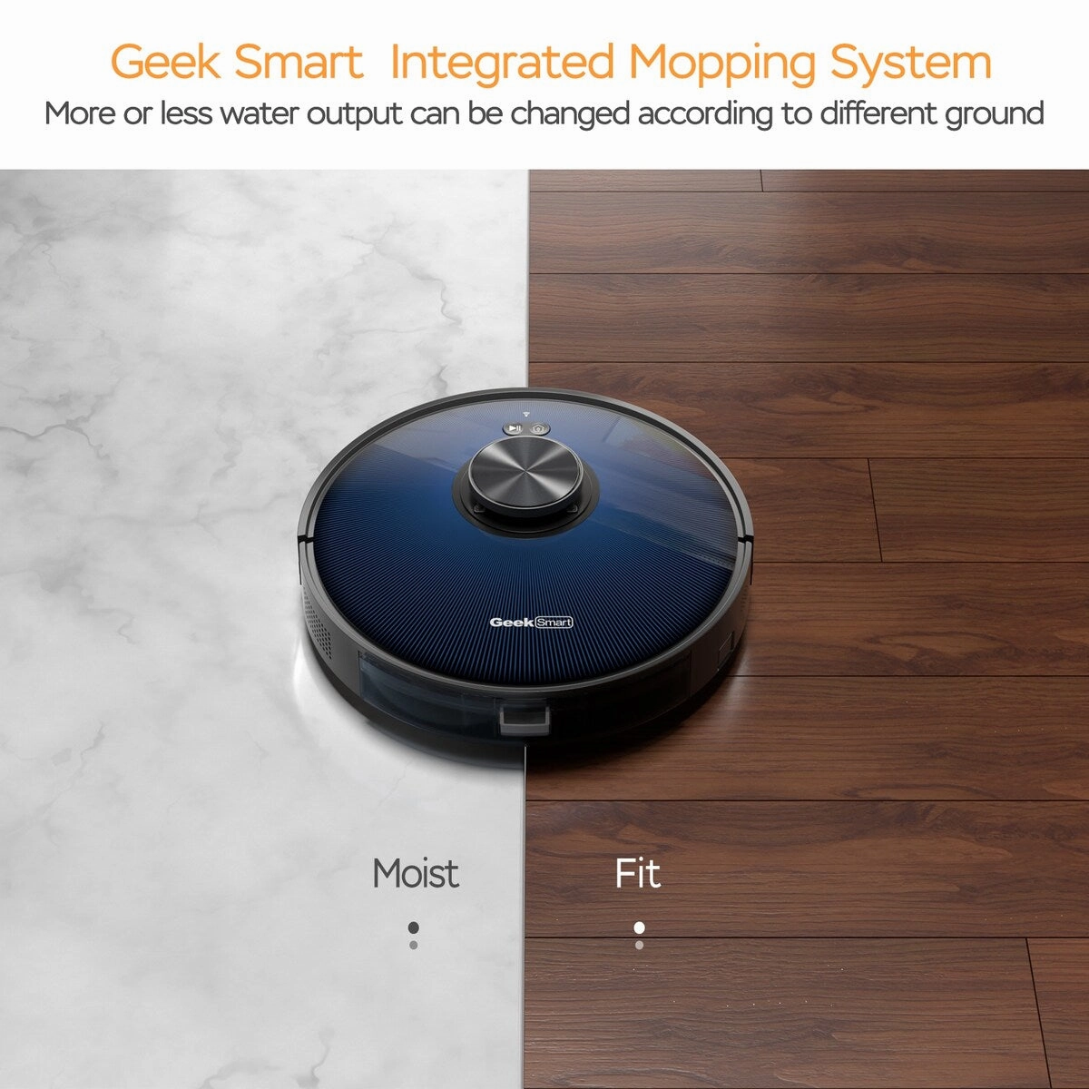 Smart L7 Robot Vacuum Cleaner. LDS Navigation. MAX 2700 PA Suction Robot Mop.Ideal for Pets and Home