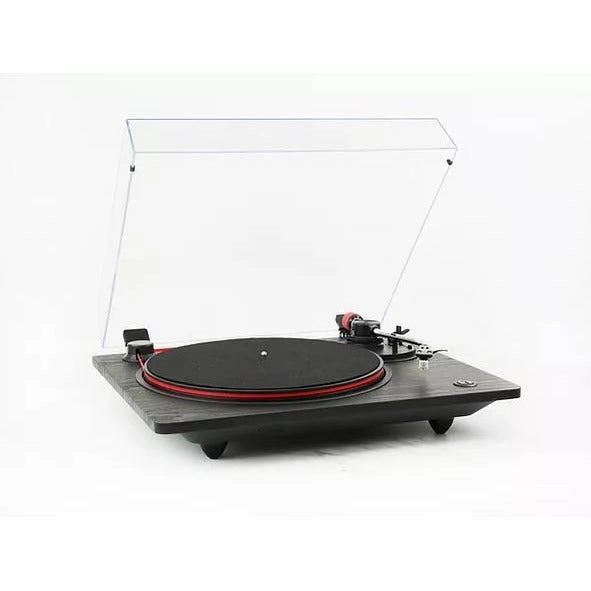 Steepletone Brixton Premium Turntable with Bluetooth Transmitter - Black | BRIXTON