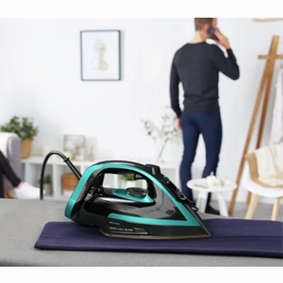 Tefal Puregliss Auto Shut-Off 3000W Steam Iron - Black & Blue | FV8066GO