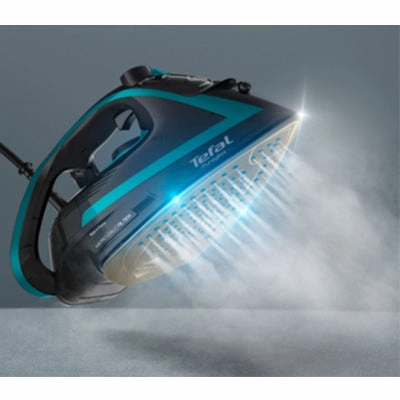 Tefal Puregliss Auto Shut-Off 3000W Steam Iron - Black & Blue | FV8066GO