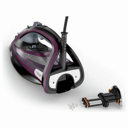 Tefal Ultimate Pure FV9830 3000W Steam Generator Iron - Black & Purple | FV9830G0