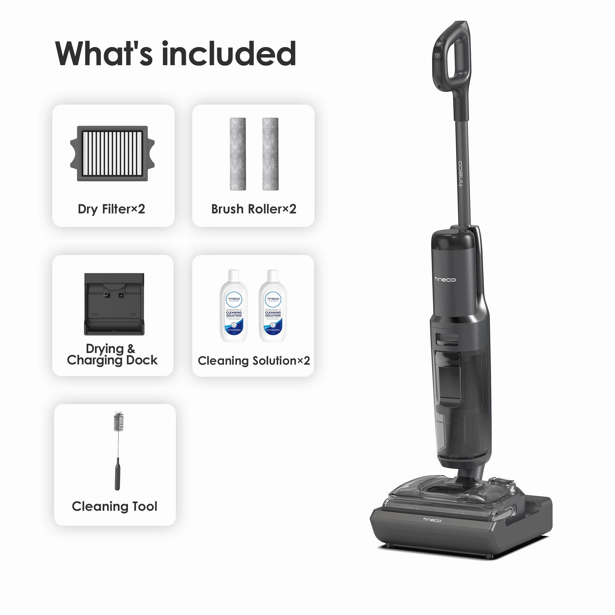Tineco FLOOR ONE S7 Stretch Ultra Cordless Wet Dry Vacuum Cleaner