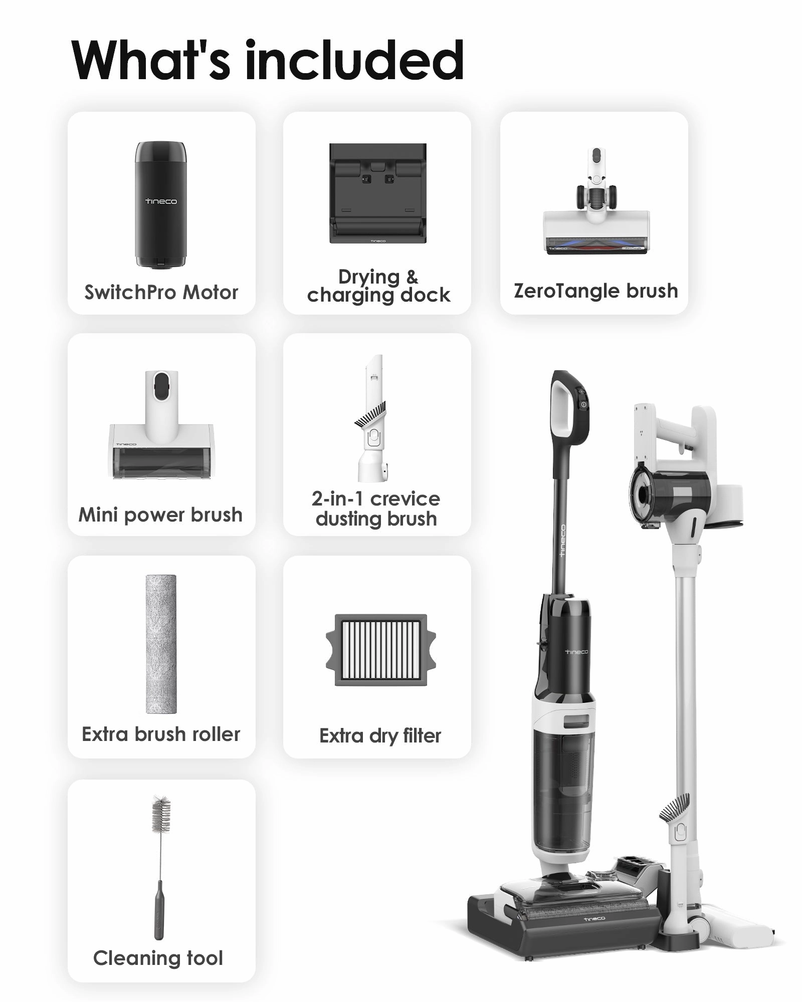 Tineco FLOOR ONE SWITCH S6 Stretch Wet Dry Vacuum Cleaner