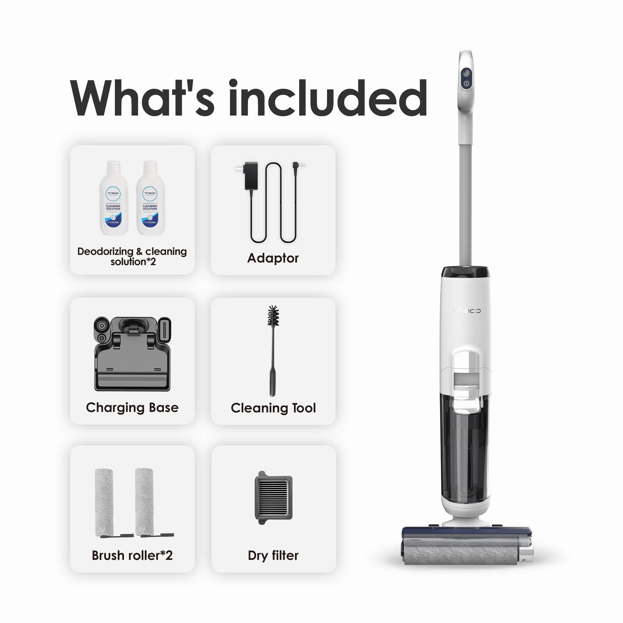 Tineco iFLOOR 5 Breeze Complete Cordless Wet Dry Vacuum Cleaner