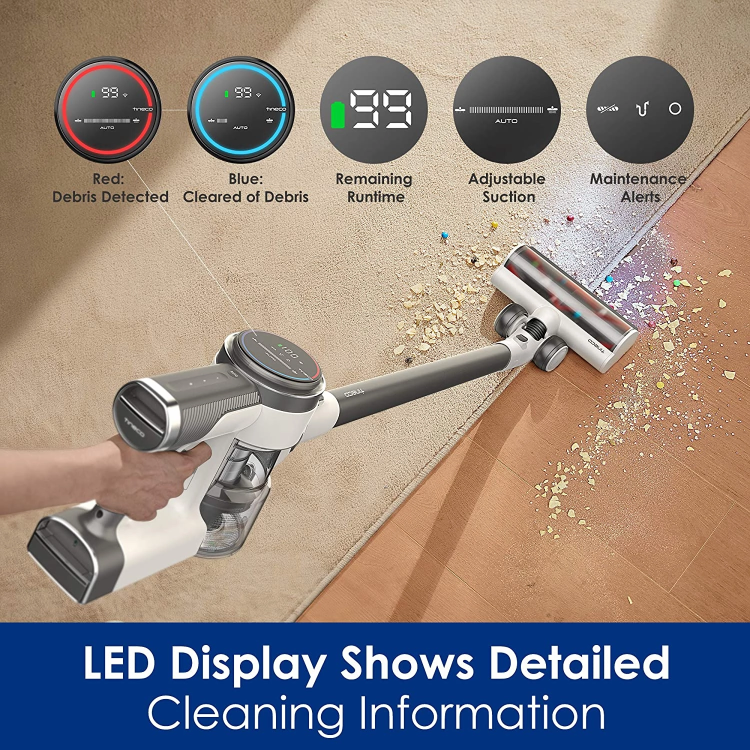 Tineco Pure ONE S12 PRO EX Smart Cordless Stick Vacuum Cleaner