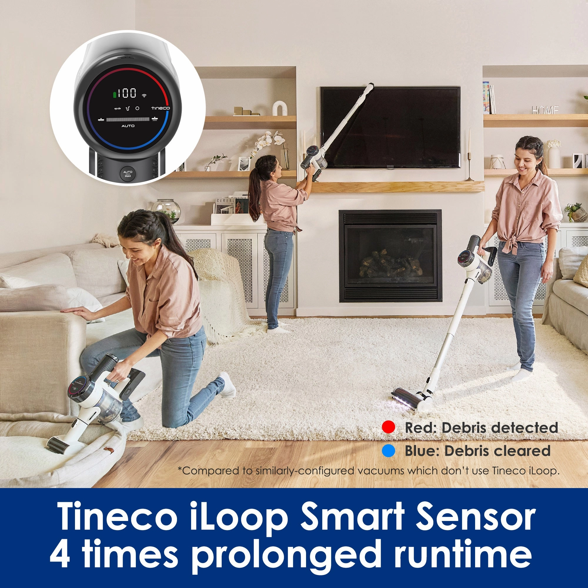 Tineco Pure ONE S15 PET Smart Cordless Stick Vacuum Cleaner