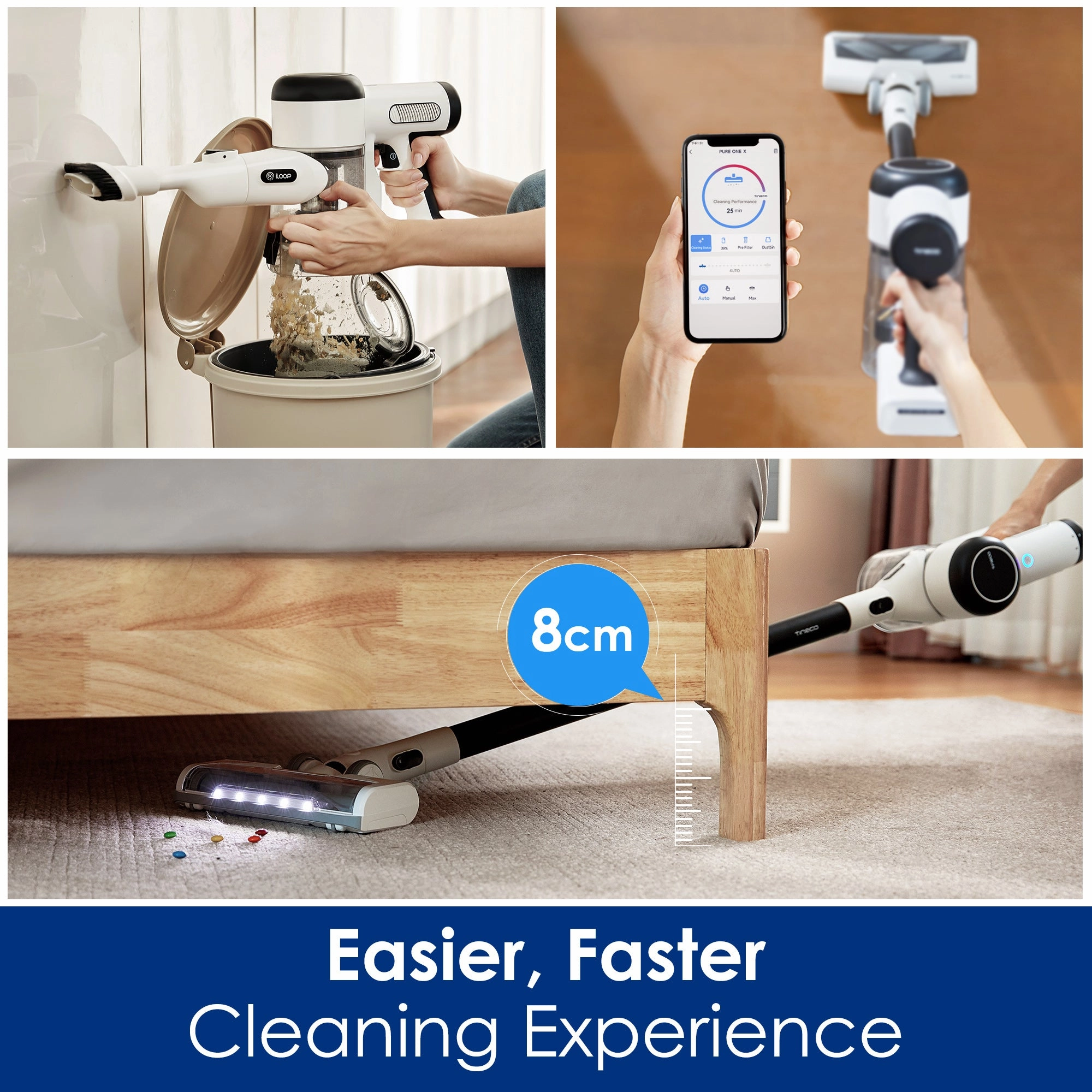 Tineco PURE ONE X Smart Stick/Handheld Vacuum Cleaner