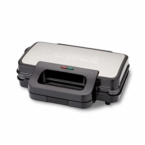 Tower 900W Deep Fill Sandwich Maker - Stainless Steel | T27031PD