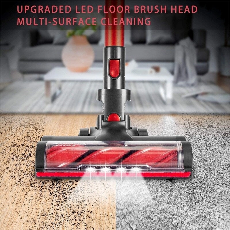 Ultra-Quiet Handheld Vacuum with Brushless Motor Multi-attachments