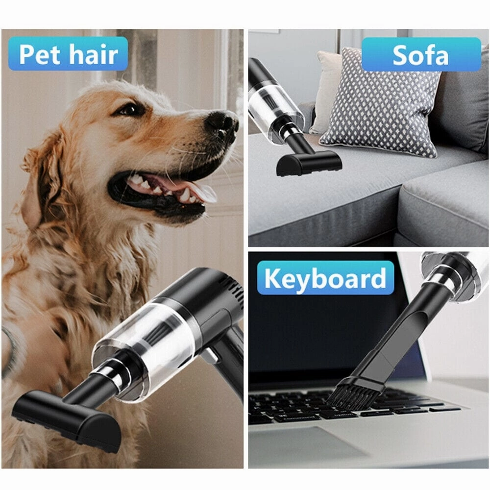 Upgraded Rechargeable Wet&Dry Car Vacuum Cleaner