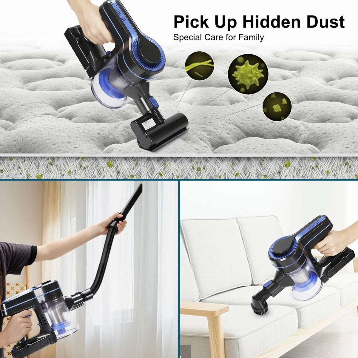 Upright Bagless Cordless Vacuum Cleaner