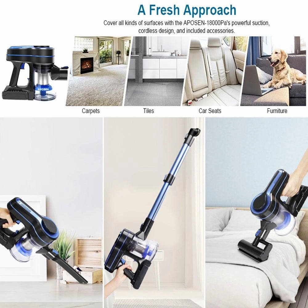Upright Bagless Cordless Vacuum Cleaner