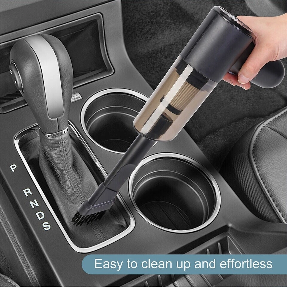 USB Rechargeable LED Cordless Handheld Vacuum