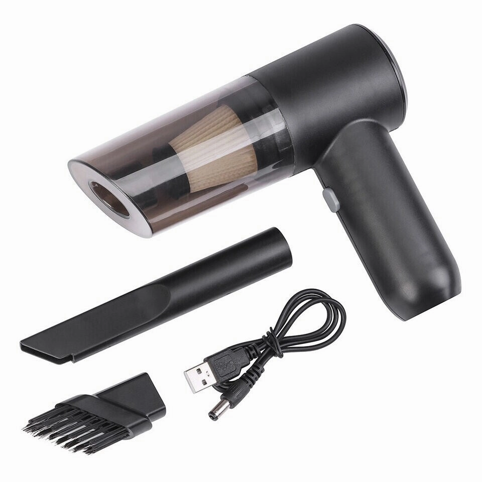 USB Rechargeable LED Cordless Handheld Vacuum