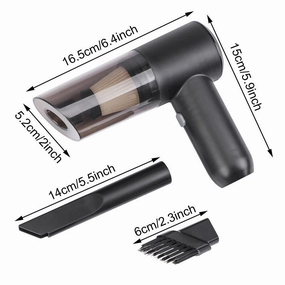USB Rechargeable LED Cordless Handheld Vacuum