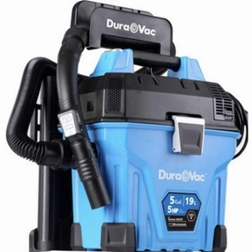 Vacmaster Wall Mountable Wet/Dry Garage Vac with Remote Control. 5 Gallon