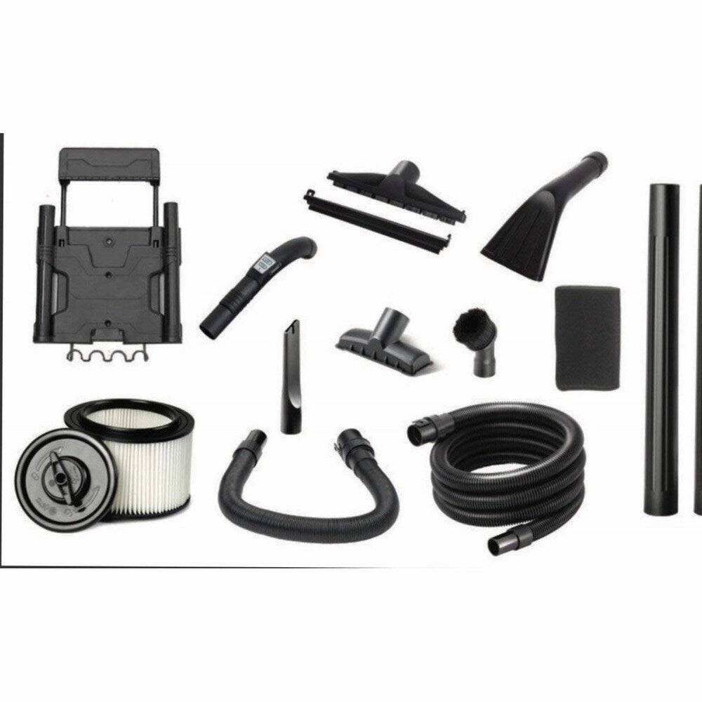 Vacmaster Wall Mountable Wet/Dry Garage Vac with Remote Control. 5 Gallon
