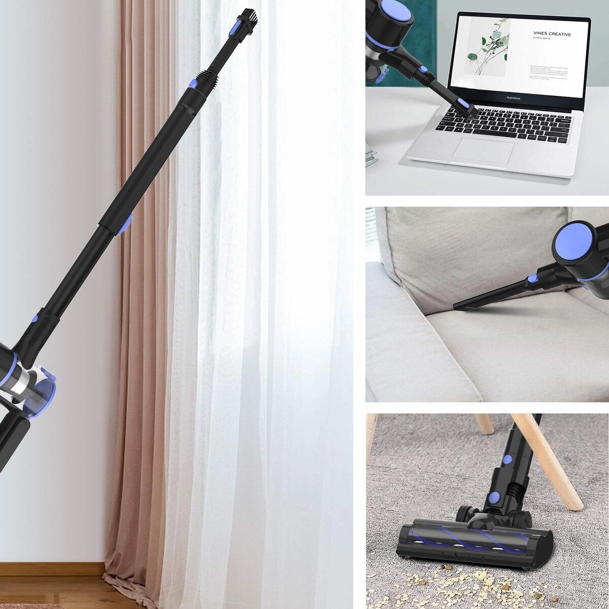 Vacuum Cleaner. 160W Powerful Suction Stick Vacuum with 40min Long