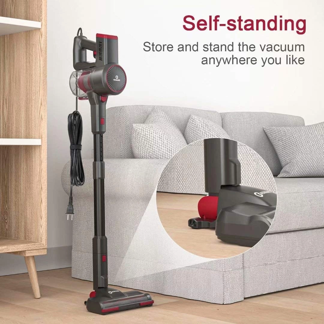 Vacuum Cleaner. 20Kpa Stick Vacuum with Self-Standing. Dual-HEPA