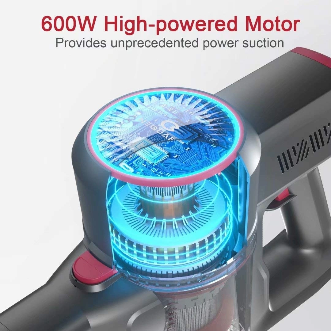 Vacuum Cleaner. 20Kpa Stick Vacuum with Self-Standing. Dual-HEPA
