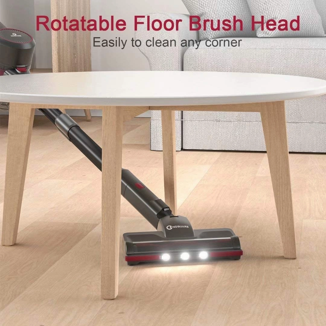 Vacuum Cleaner. 20Kpa Stick Vacuum with Self-Standing. Dual-HEPA
