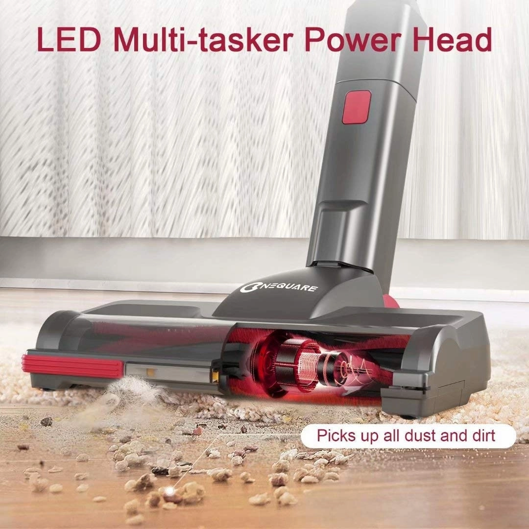 Vacuum Cleaner. 20Kpa Stick Vacuum with Self-Standing. Dual-HEPA