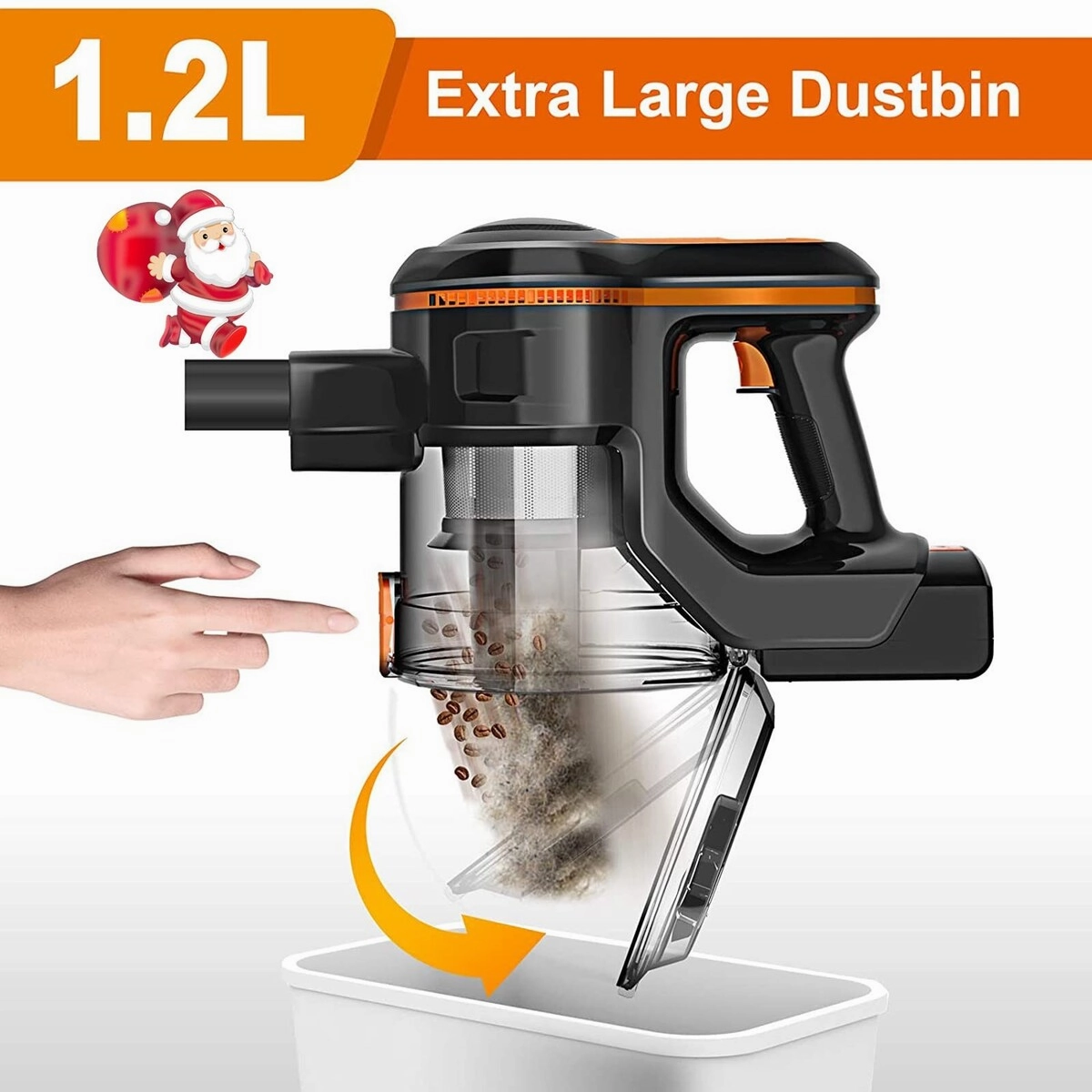 Vacuum Cleaner. 23Kpa Strong Suction Stick Vacuum with 45min Long
