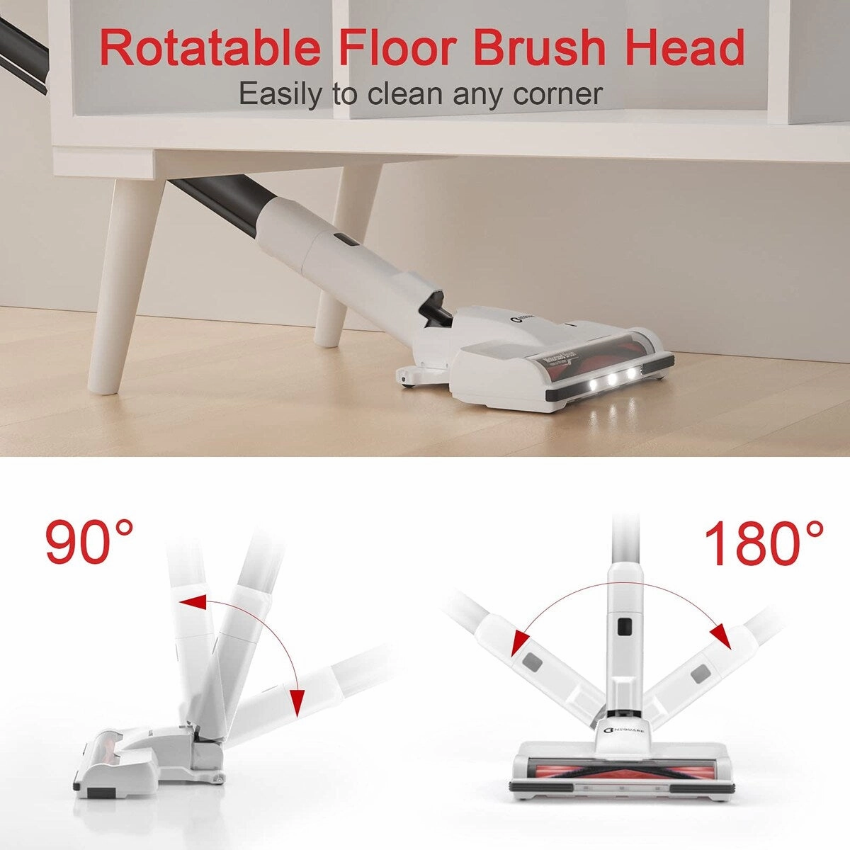 Vacuum Cleaner. 600W Stick Vacuum with 20Kpa Powerful Suction.