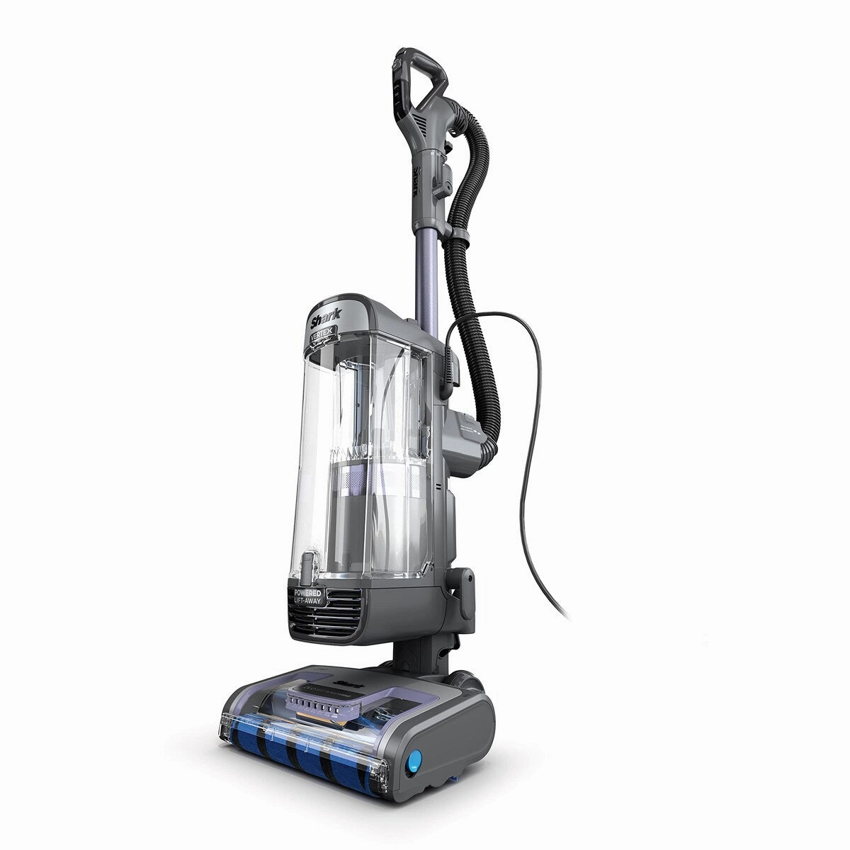 Vertex DuoClean PowerFins Upright Vacuum. with Powered Lift-Away & Self-Cleaning Brushroll. Dark Lilac. 1 qt Dust Cup