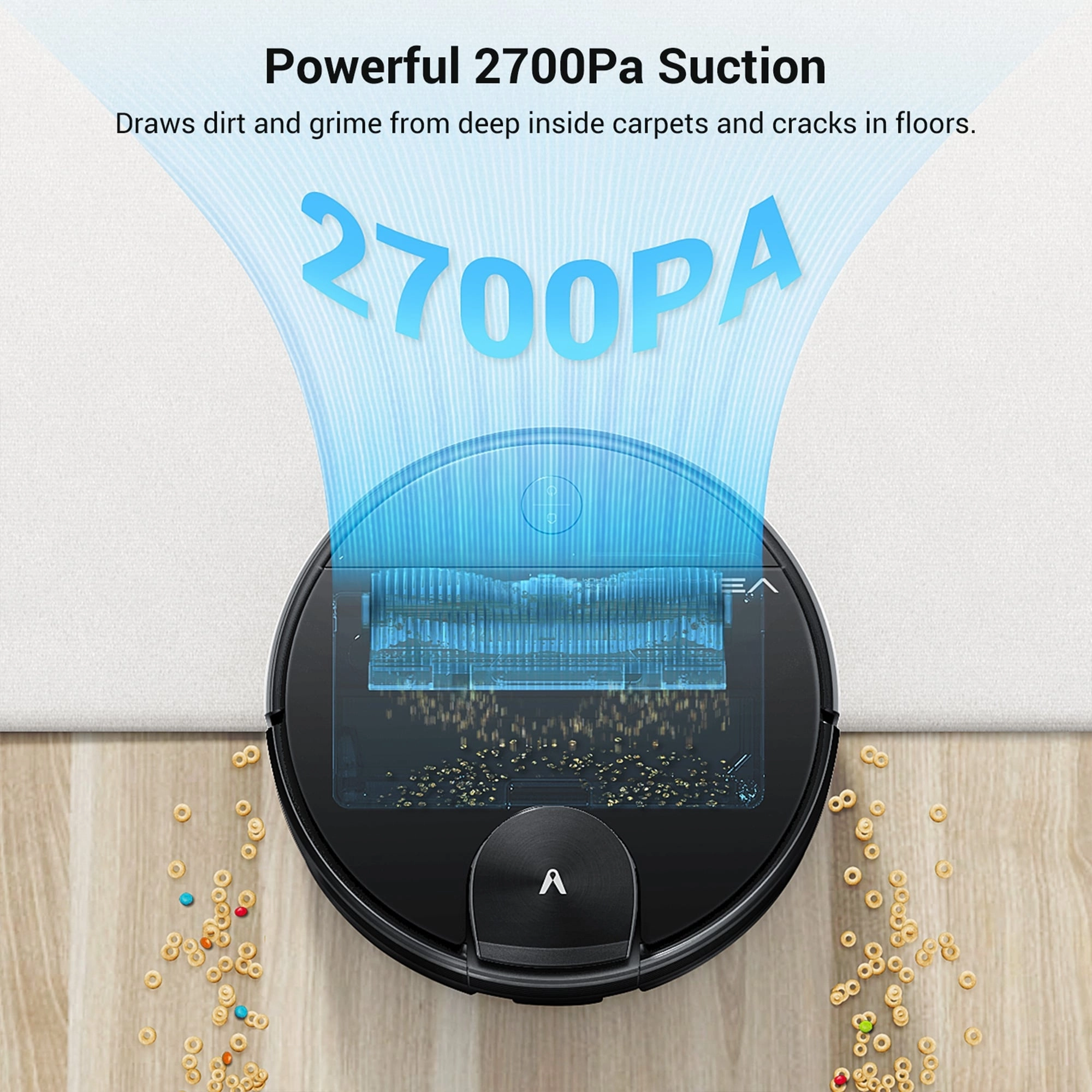 Viomi Smart Robot Vacuum V3 Max Duster Vacuum and Mop for Multi Floors. Black - 10