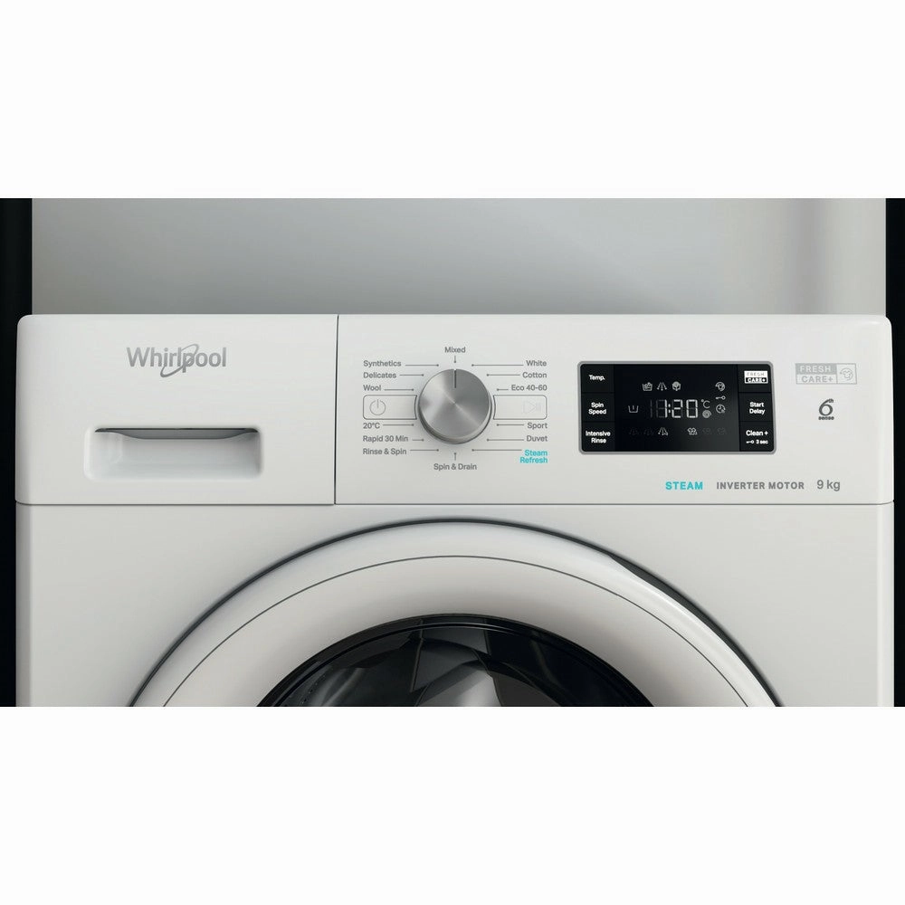 Whirlpool 6TH SENSE 9KG 1400RPM Freestanding Washing Machine - White | FFB 9469 WV UK