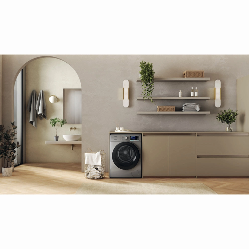 Whirlpool Supreme Silence 10KG 1400RPM Freestanding Washing Machine - Silver | W8 09ADS SILENCE UK