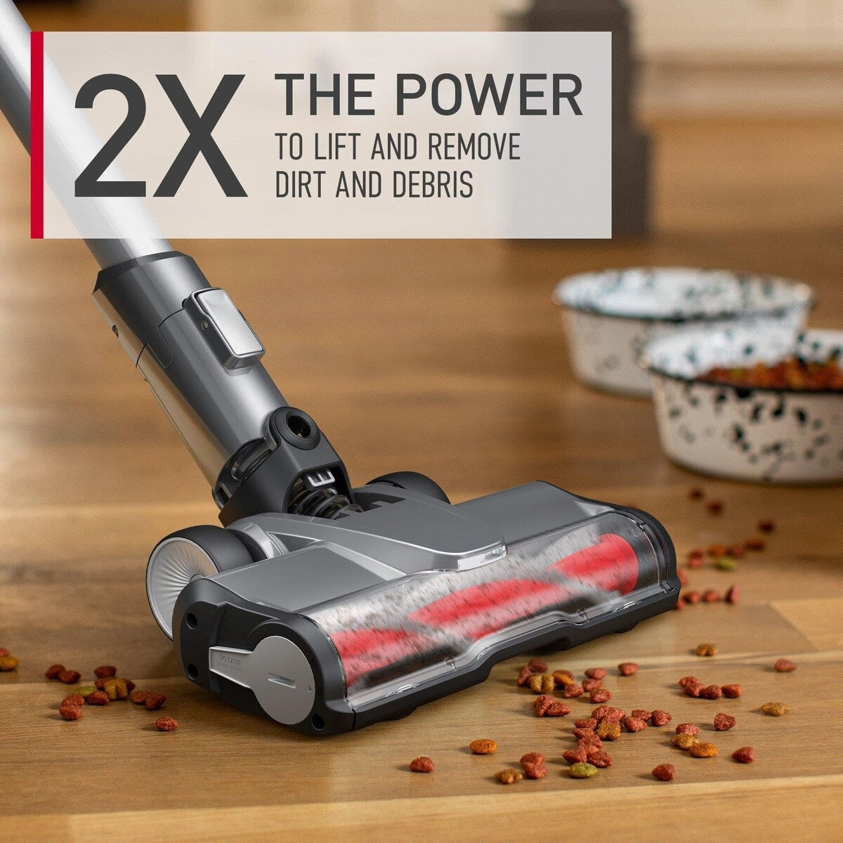 WindTunnel Emerge Cordless Lightweight Stick Vacuum Cleaner. Silver