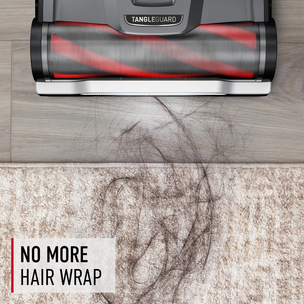 WindTunnel Tangle Guard Upright Vacuum. Bagless Cleaner. HEPA Media Filtration. For Carpet and Hard Floor. Gray