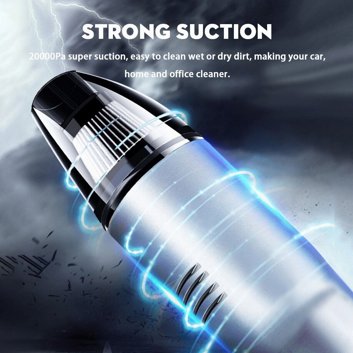Wireless Mini Handheld Car Vacuum Wet and Dry Portable
