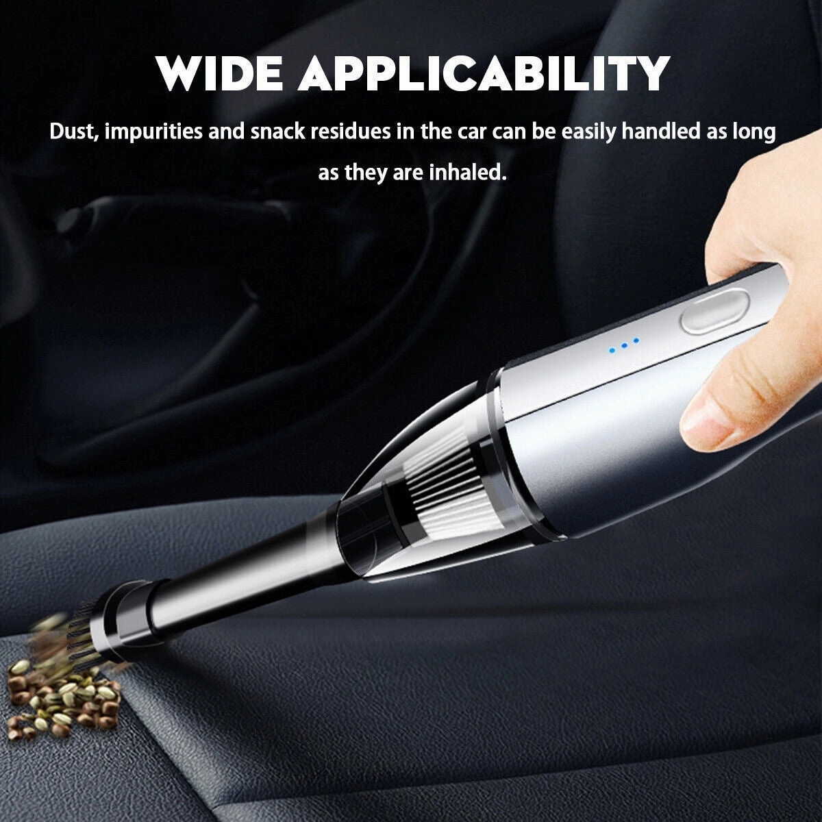Wireless Mini Handheld Car Vacuum Wet and Dry Portable