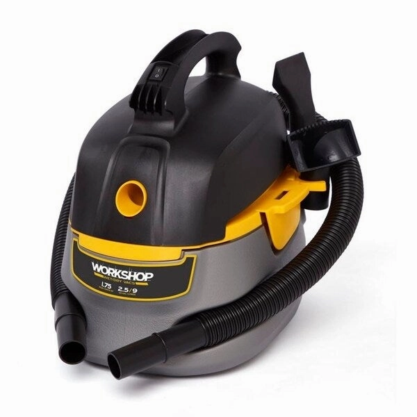 WORKSHOP Wet/Dry Vacs Small. Portable 2.5-Gallon. 1.75 Peak HP Wet Dry Vacuum Cleaner