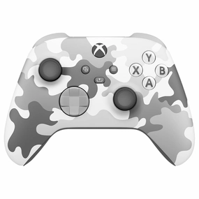 Xbox Arctic Camo Special Edition Wireless Controller - White & Grey | QAU-00139
